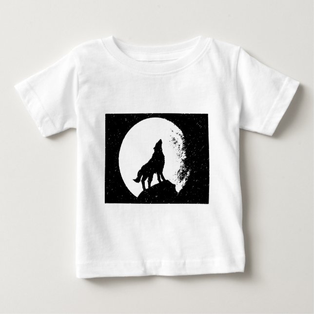Varg & Måne Silhoutte Tröja (Framsida)