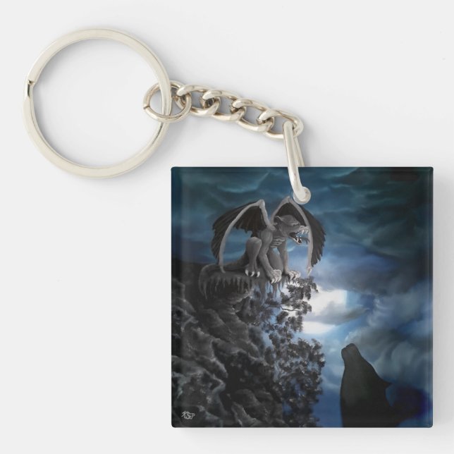 Varg Måne - Varg med Golem (Framsidan)