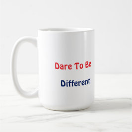 Varg med flera färgader / Våga vara annorlunda Kaffemugg