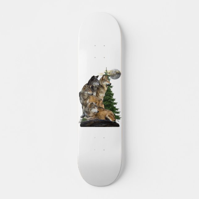 Varg Mini Skateboard Bräda 18,5 Cm (Framsida)