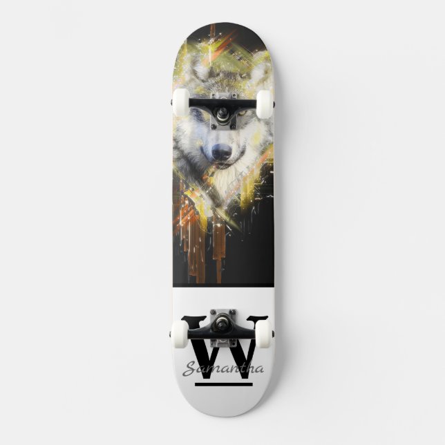 Varg Mini Skateboard Bräda 18,5 Cm (Framsida)