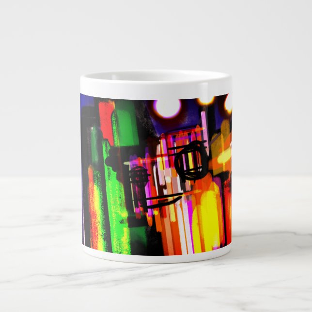 Varg mistskog jumbo mugg (Framsidan)