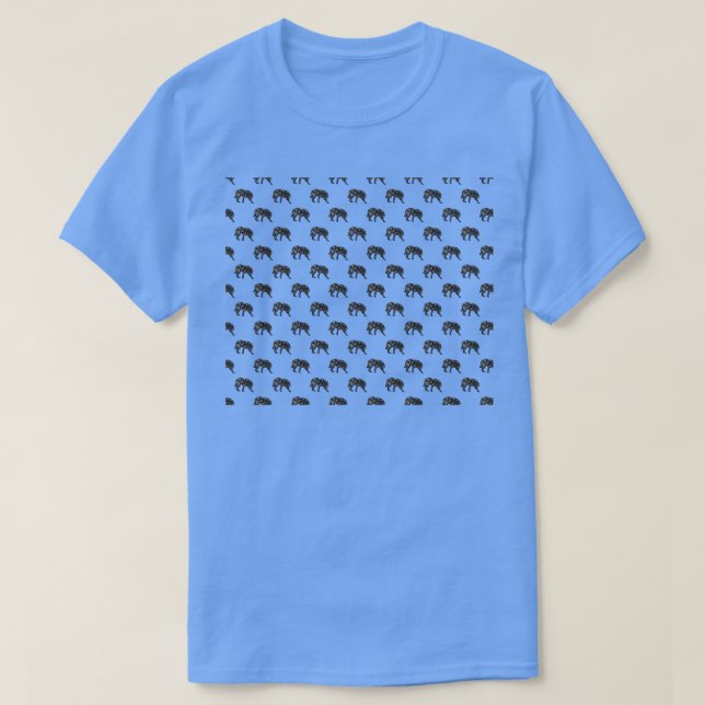 Varg Mönster T Shirt (Design framsida)