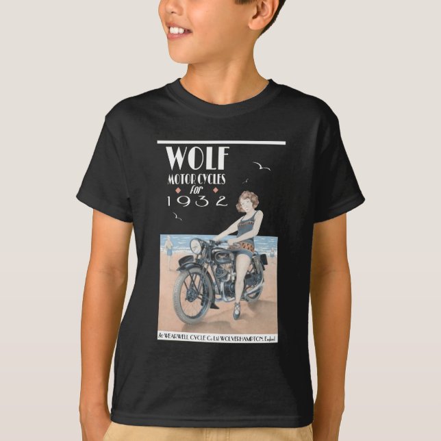 Varg Motorcyklar Poster T-shirt (Framsida)