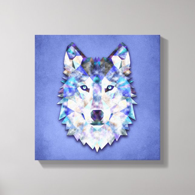 Varg multimediemateriod för blandade Färger 1 Canvastryck (Framsida)