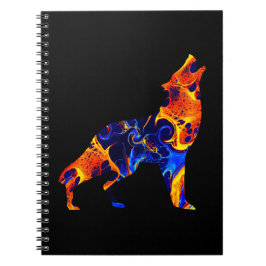 VARG NEON ABSTRAKT PAINT ANTECKNINGSBOK