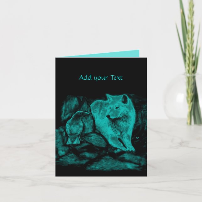 Varg och korv i natten inbjudan (Framsida)