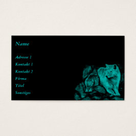 Varg och korv i natten visitkort