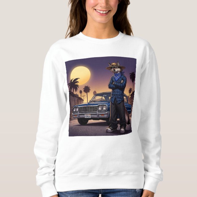Varg och Lowrider T Shirt (Framsida)