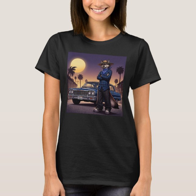 Varg och Lowrider T Shirt (Framsida)