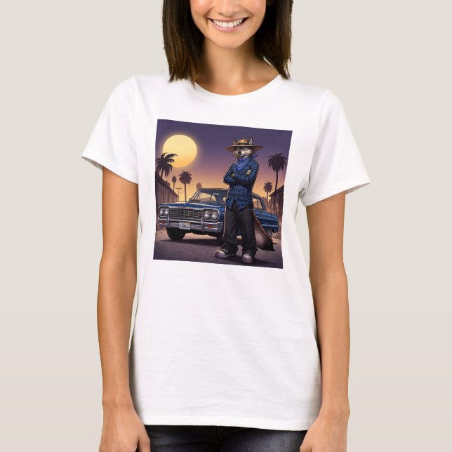 Varg och Lowrider T Shirt (Framsida)