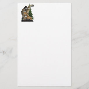 Varg och Måne Brevpapper