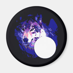 Varg och Måne Magnet