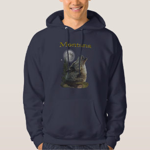 varg och måne sweatshirt