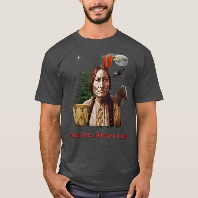 Varg och Måne T Shirt (Framsida)