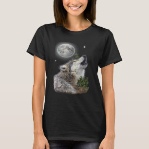 varg och måne t shirt