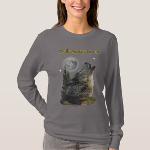 varg och måne t shirt