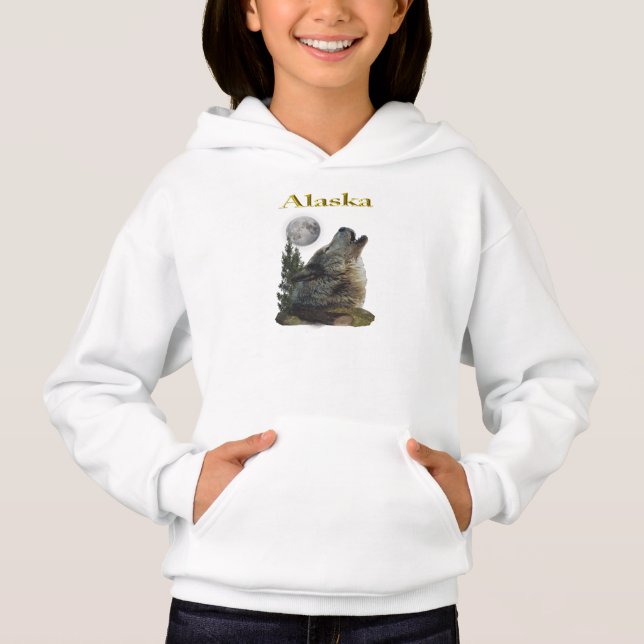 varg och måne tee (Framsida)