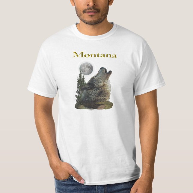varg och måne tröja (Framsida)