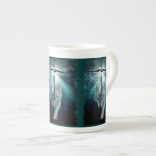 Varg och Örn Bone China Coffee Mugg Benporslin Mugg