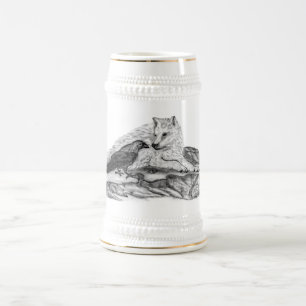 Varg och råg - Svartvit design Sejdel