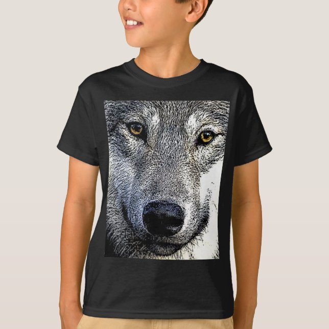 Varg Öga T Shirt (Framsida)