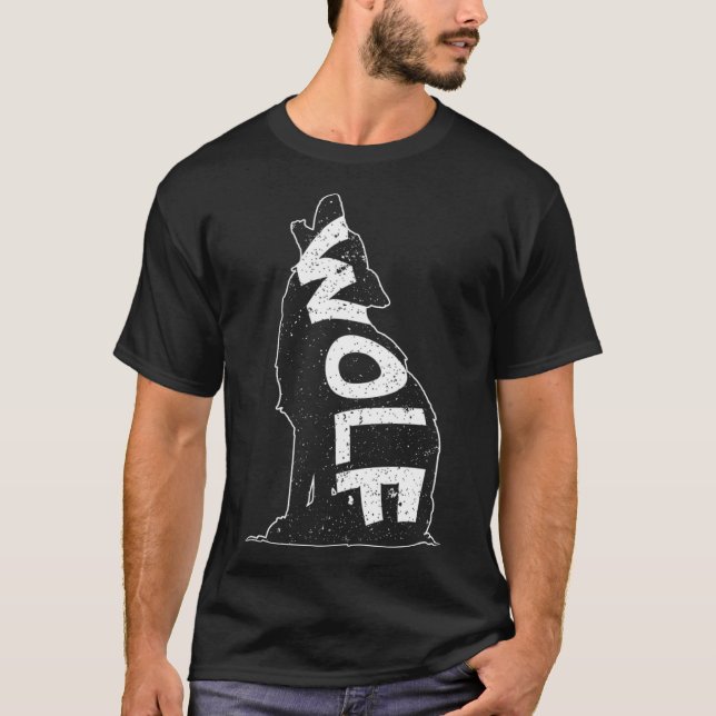 Varg om varg t shirt (Framsida)
