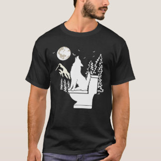 Varg på toaletten t shirt
