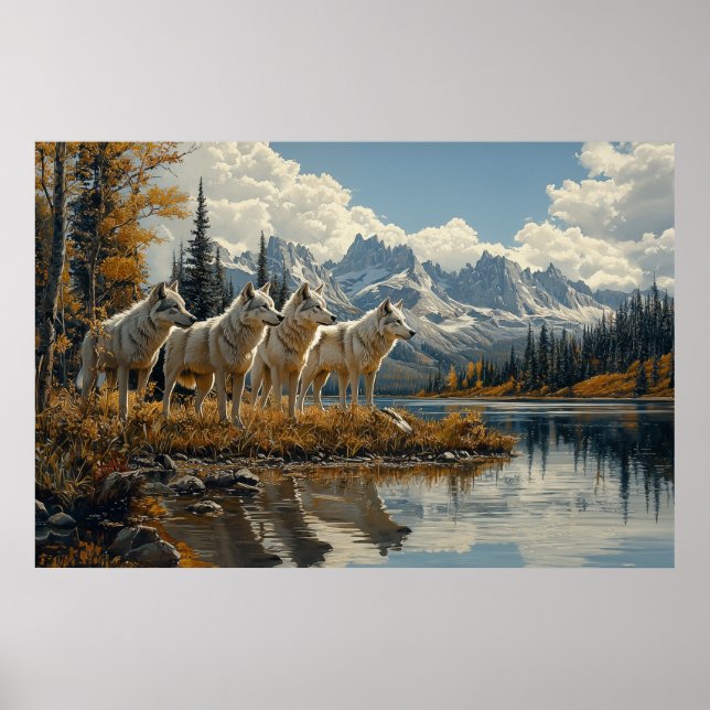 Varg Pack från Sjö Poster (Framsidan)