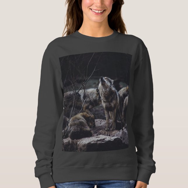 Varg Pack Sweatshirt T Shirt (Framsida)