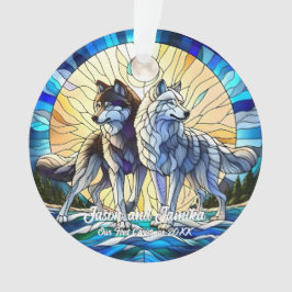 Varg Pair med fastsatt glasutseende