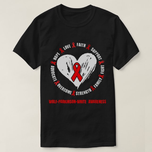 Varg-Parkinson-White Awareness WPW Syndrome Relate T Shirt (Design framsida)