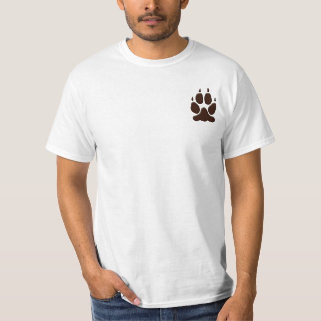 Varg Paw Print Silhouette Tee (Framsida)