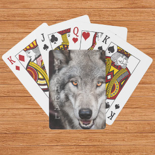 Varg Photo Personlig namn Casinokort