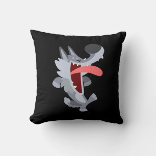 Varg Pillow för Cute Dancing Tecknad Kudde
