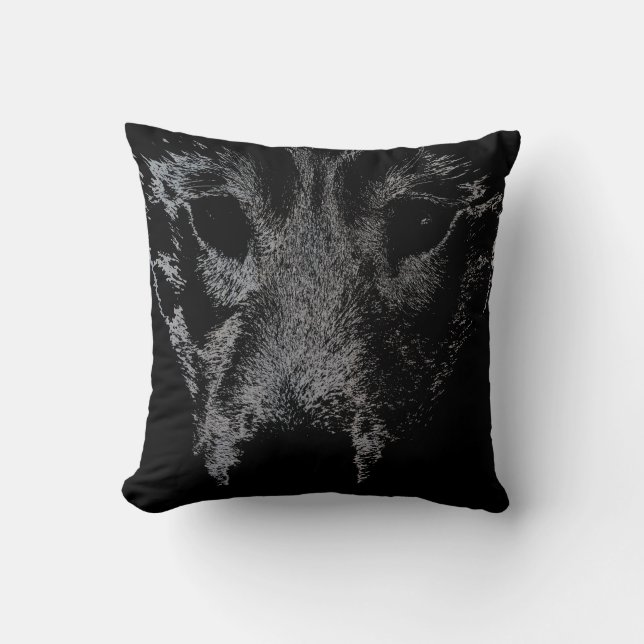 Varg Pillow Varg Valp Pillows Malamute Gifts Kudde (Framsida)