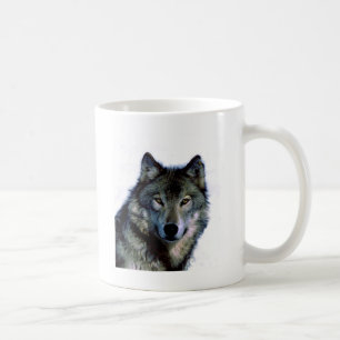 Varg Porträtt Kaffemugg