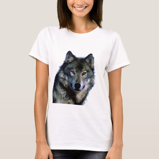 Varg Porträtt Tee (Framsida)
