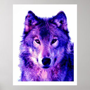 Varg Poster utskrift - Vargar Poster