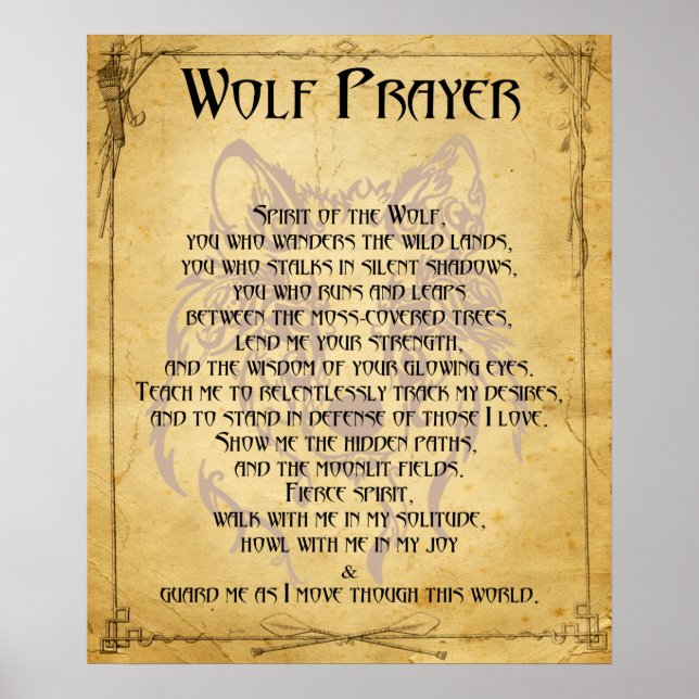 Varg Prayer Poster (Framsidan)