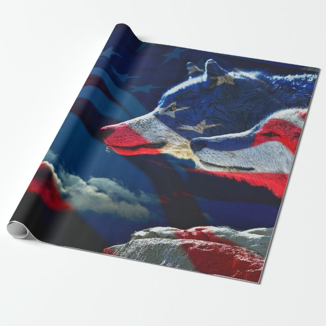 Varg Presentpapper (Utrullad)