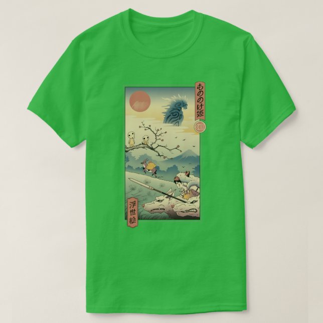 Varg Princess Ukiyo e T Shirt (Design framsida)