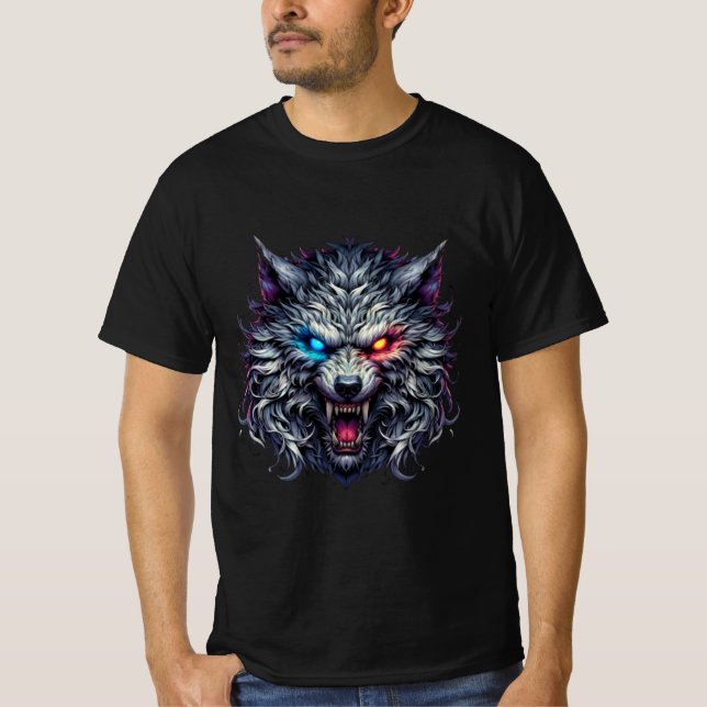 varg rebell T-Shirt (Framsida)