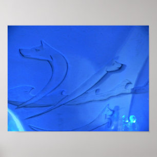 Varg Room at Hotel de Glace, Quebec, Kanada Poster