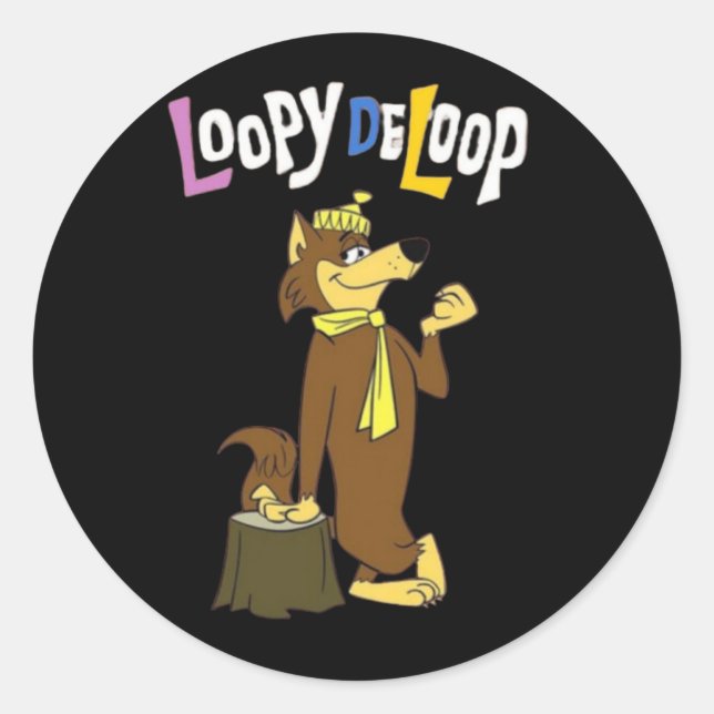 Varg Runt Klistermärke (Framsida)