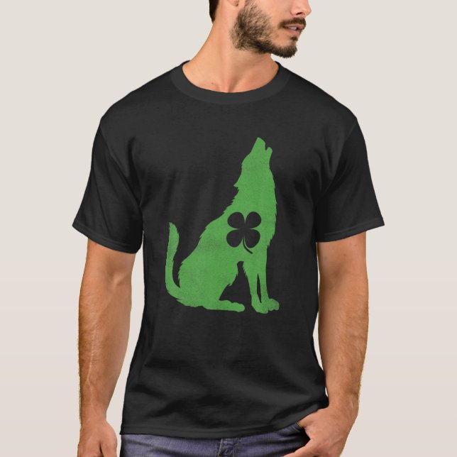 Varg Shamrock St. Patrick's Day Gift Irish Saint P T Shirt (Framsida)
