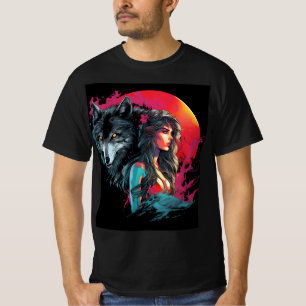 Varg Sister T-Shirt - Mystic Woman & Spirit Animal