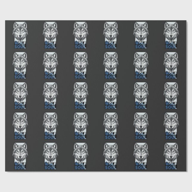 Varg själ presentpapper (Platt)