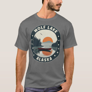Varg Sjö Alaska Sunset TShirt T Shirt