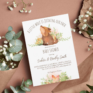 Varg skogsmark fall baby shower mall